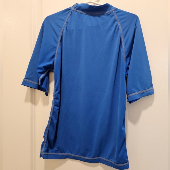 5t Wet Effect Silton Swim School blue rashguard swimshirt Vacation Spring Break - Picture 6 of 9